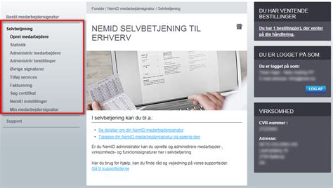 nets selvbetjening.